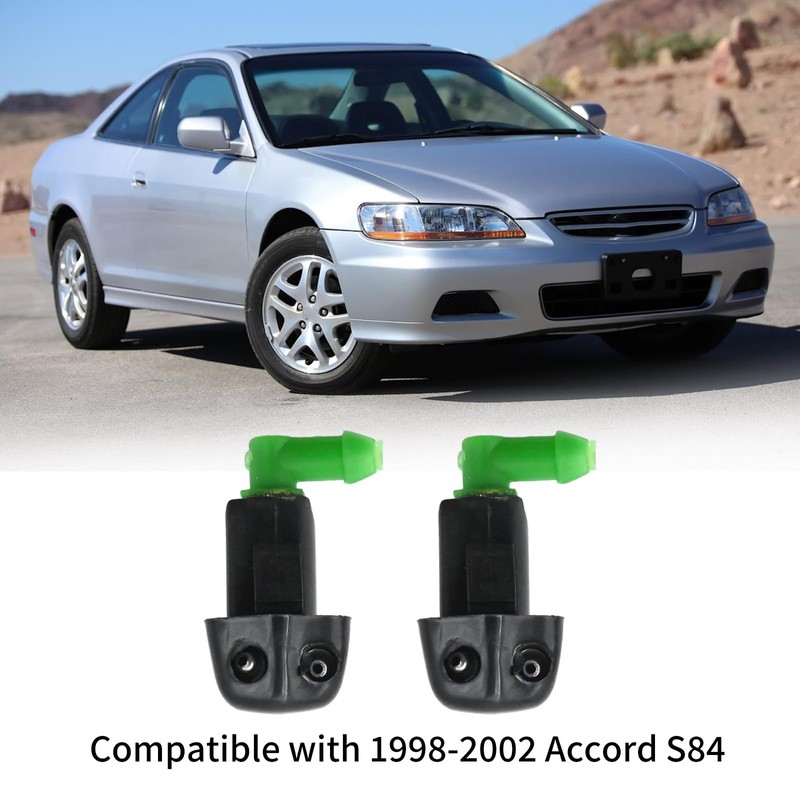 MDEOOSKY 2pcs Front Windshield Washer Wiper Water Spray Nozzle Replacement