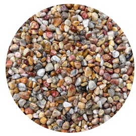 Wholesale Natural Semi Tumbled Crazy Lace Agate Gemstone Chips, Crushed Mini Crystals, Undrilled Crystal Chips (Crazy Lace Agate, 0.5 Pound)