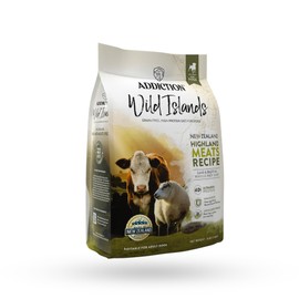 Addiction Wild Islands Highland Meats Grass-Fed Beef & Lamb Recipe Dry Dog Food - 4 lb