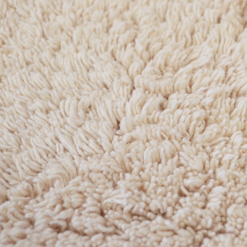 Allure Corner Shower Mat – 100% Cotton L-Shaped Bath Mat