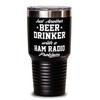 ODTGifts Funny Ham Radio Tumbler Just Another Beer Drinker With