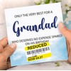 Birthday Card for Grandad, Funny Grandad Birthday Card, Reduced Sticker,