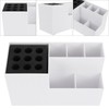 SAFIGLE Hairdressing Tool Storage Organizer Box Removable Compartment 10-Piece Capacity