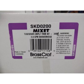 BrassCraft Mixet Complete Kit Tub/Shower Rebuild Kit SKD0200 Chrome BrassCraft New