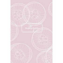 Notizen: Blanko Puderrosa Design Heft für Notizen Lettering Handschrift | Kreatives Geschenk für Kinder und Erwachsene | Frauen Männer Freundinnen und Kollegen
