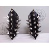 metaldevastation.com ABSU.. LEATHER CLAW SPIKE GAUNTLET. BLACK METAL (MDLG0370) -