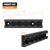 SALUINOKI 6" L-Track Rail Tie Down System Black, Truck Bed