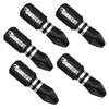5 x SabreCut SCPH225_5 25mm PH2 Impact Screwdriver Driver Bits