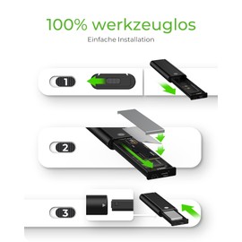 ICY BOX M.2 SSD/NVMe Enclosure, USB 3.2 (10Gbps), Tool-Free, Cooling System, USB-C, USB-A, PCIe, M-Key, External, NVMe Adapter, Aluminium, Black, IB-1807MT-C31