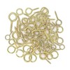 110 PCS Self Tapping Eye Screw Hooks Eye Bolts with