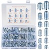 130 Pcs M6 M8 M10 Threaded Insert Nuts, Screw-in Nuts,
