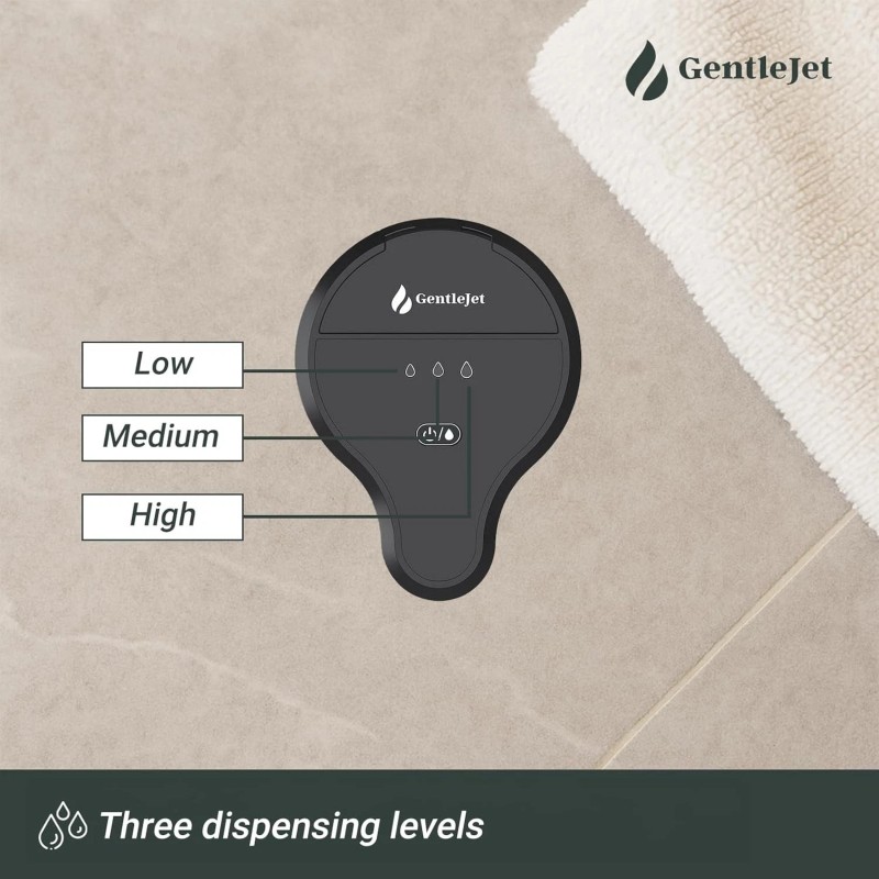 GentleJet Automatic Foam Soap Dispenser, Touchless Handsfree Motion Sensor Stainless