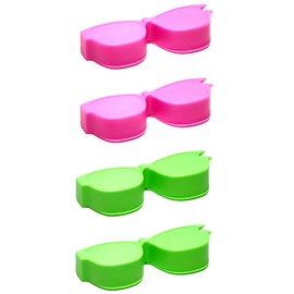 Calabria Kool Klean 4 Pack Eyeglasses Lens Cleaner Kit Pink/Green 15ml Cleaning Spray, White Cleaning Cloth Eyewear Cleaning