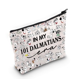TSOTMO Dalmatian Merch Makeup Bag Dog Puppy Gift for Dog Lovers WDW Matching Gift Cartoon Dalmatian Trip Gifts