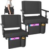 HOPERAN Stadium Seats with Back Support - Bleacher Chairs with