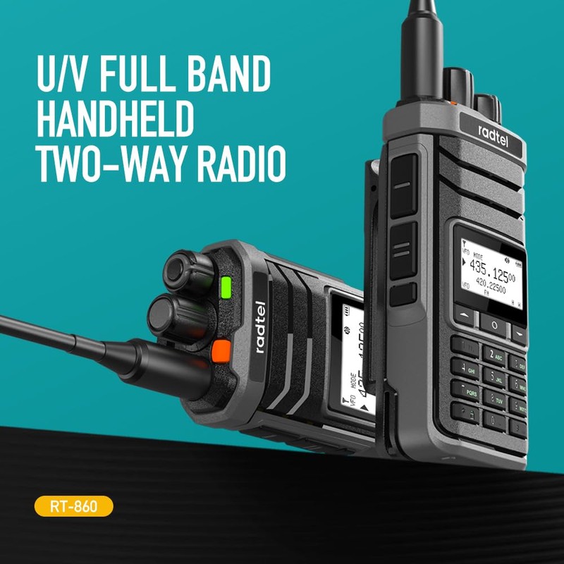 Radtel RT-860 Multi Band Ham Radio HF UHF VHF Dual