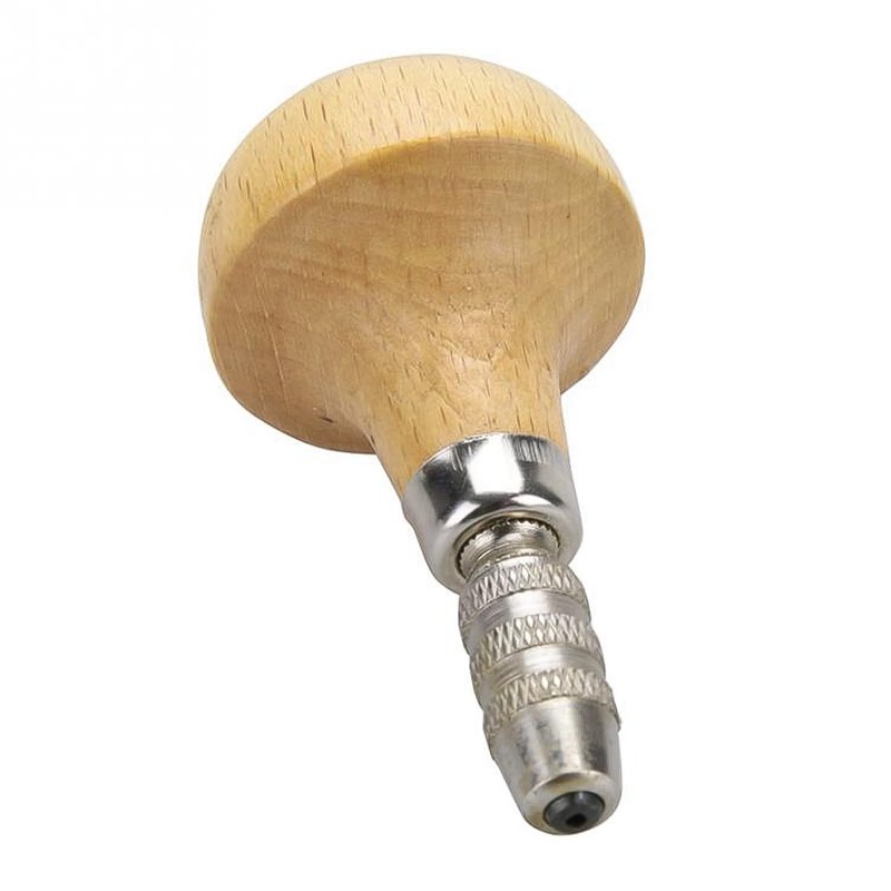 Tiardey 3 Pcs Hand Chucks Wooden Handles, Pear Shape Handle,