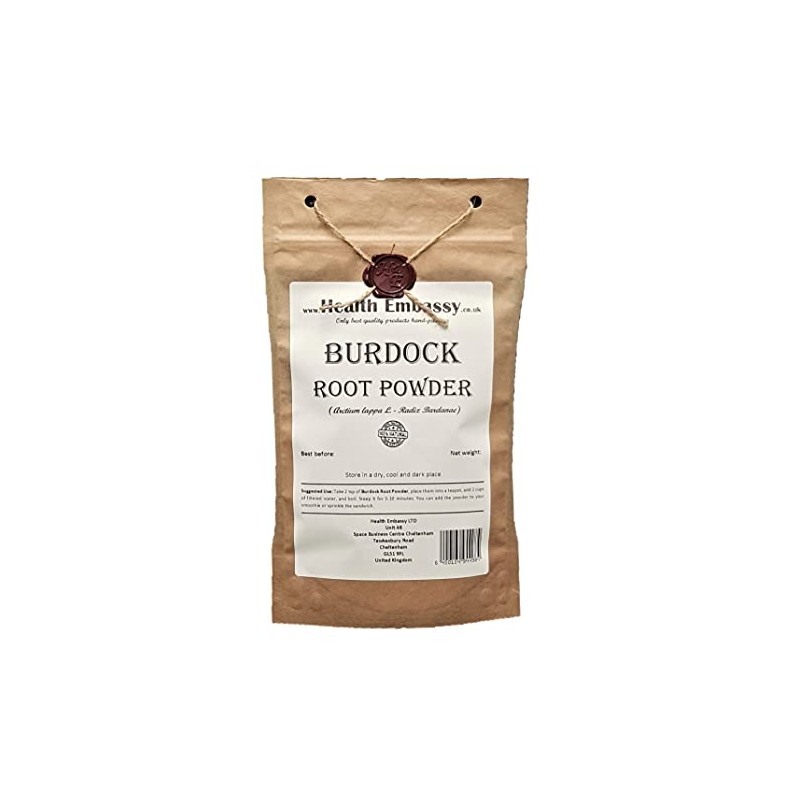 Health Embassy Burdock Root Powder | Arctium lappa L (50g)