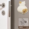 Cute Animal Sticker Anti-Collision Door Stopper Noise Buffer Door Stop Dog 3ea