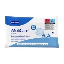 MoliCare Buy MoliCare Skin Wash Gloves 8 Pack Online