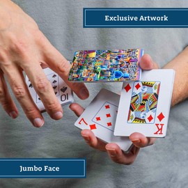 Boardwalk Puzzles Premium Featherlight Unique Playing Cards, Fun Themed Deck for Home and Travel | Las Vegas Strip