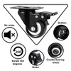 ASHGOOB 2" Caster Wheels Set of 8, Heavy Duty Casters