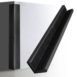 Megagreen Black Wall Corner Padding 60" Tall and 2" Thick,Heavy Duty Wall Corner Protective Safety Padding,All-Weather Durable UV-Resistant Waterproof 2 Sides Corner Pad