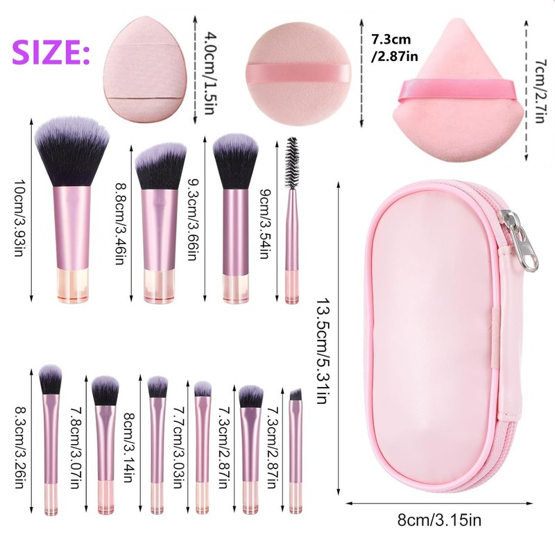 14 Makeup Brushes Makeup Brushes Multi-functional Makeup Puff Set Makeup