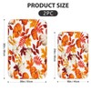 Arttown Autumn Orange Pumpkin Bathroom Rug Mat Set of 2,