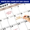 2025 Wall Calendar Dry Erase -12 Month Annual Yearly Calendar