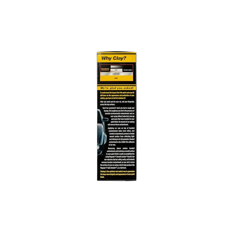 Meguiar's G191700, Smooth Surface Clay Kit, 5 Piezas