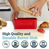 PriorityChef Large Butter Dish with Lid for Countertop, Ceramic Butter
