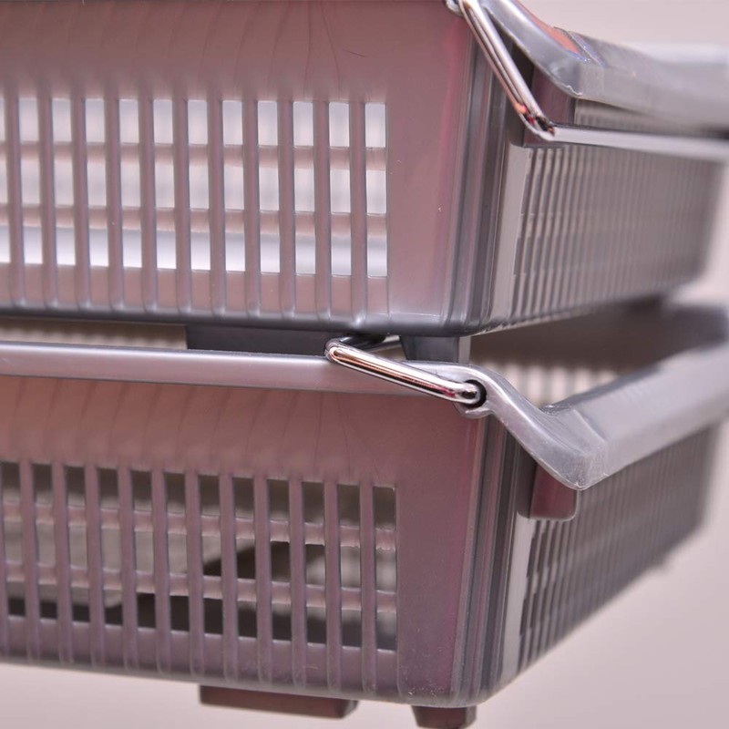 ITOCHU Retail Link Stack Tray with Metal Handle, Shallow Type,