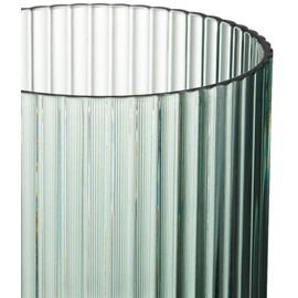 MESA DK229147777 Short Stem, Glass Goblet, Capacity Approx. 15.6 fl oz (444 ml), Height 5.9 inches (15 cm), Weight 4.7 oz (132 g), Safe for Kids, Cafe Tableware, Lightweight, Dishwasher Safe, Birthday Gift, Women's, Resin Tableware, Sage, Green