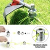 ND 2 Pieces Grass Trimmer Replacement, Trimmer Head Aluminium, Thread