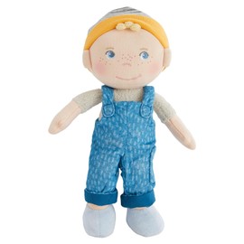 HABA Lasse Cuddly Doll - Soft Rag Doll 25 cm for Babies and Toddlers - No Velcro or irritating seams, ideal from 6 months - Perfect for Baby Time - 2011847001