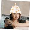 OATIPHO Felt Sauna Hat Water Absorbent Sauna Cap for Women