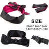 Zhenghebuy Blindfolds for Games,2PCS Satin Sleep Eye Mask,Soft Comfortable Silk
