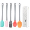 FONGLUAN Mini Silicone Spatula Set of 5 - Heat Resistant