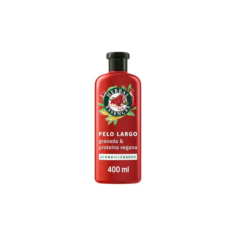 Herbal Essences Acondicionador Pelo Largo Granada Y Proteína Vegana 400