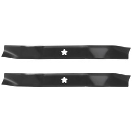 2pcs CCIYU Lawn Replacement Mower Blades for 42 Inches Deck, Fit for 134149, 138971, 24676, 422719, 424752, 531005085, 531307223, 532422719, 532424752, 539110460, 91724676, 917532422719