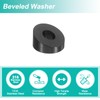 uxcell 10 Pcs 1/4 Inch 20 Degree Angle Beveled Washer,