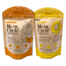 Moon Cycle Seed Company Seed Cycling Kit - Pumpkin, Flax, Sesame, & Sunflower - Follicular and Luteal