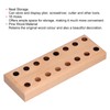 Plier Organizer Pine Wood Display Stand Base Wooden Cutter Holder