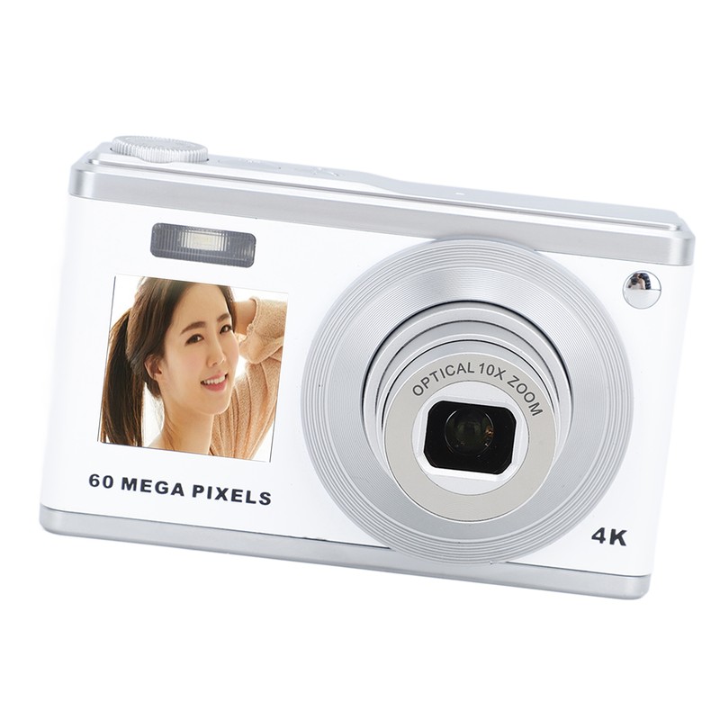 4K Digital Camera Dual HD IPS Screen 10x Optical Zoom