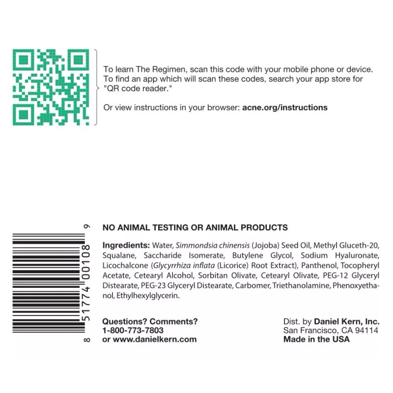 Acne.org 16 oz. Moisturizer