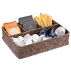 OLegei Wicker Storage Basket Shelf Basket Wicker Storage Box with