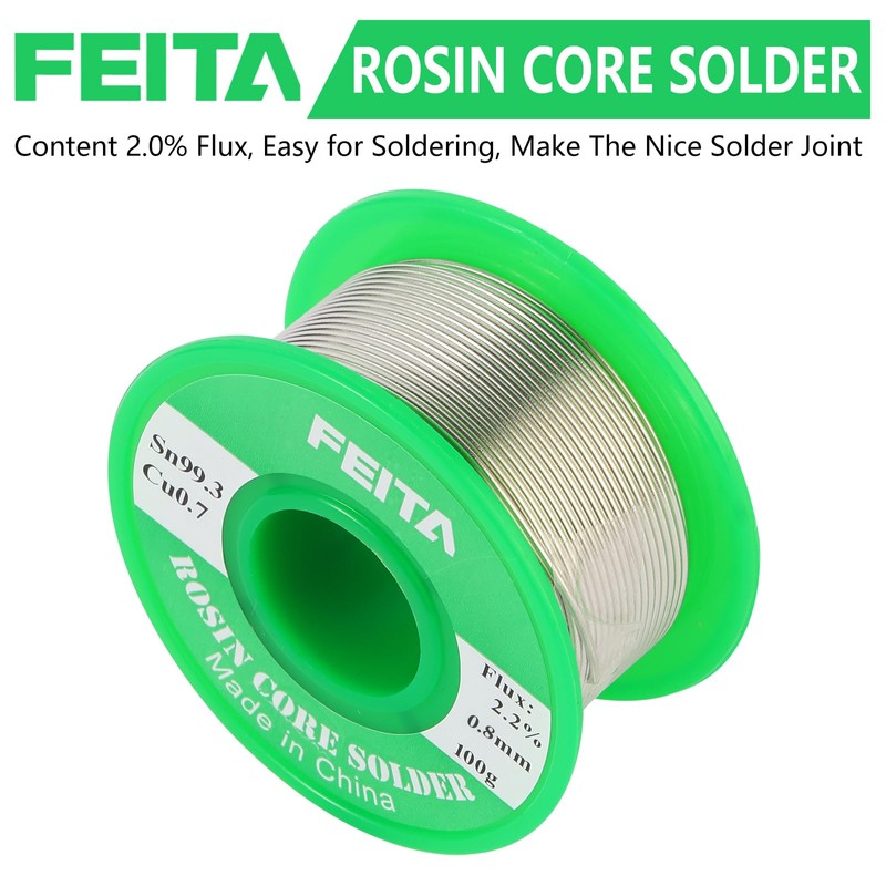 FEITA Sn99.3-Cu0.7 Lead Free Tin Rosin Core Solder Wire for