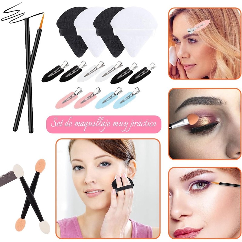 Kit de Aplicadores de Maquillaje Desechables, 275 Herramientas de Aplicación