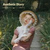 Lock Diary for Women Girls Vintage Lock Journal Refillable Personal